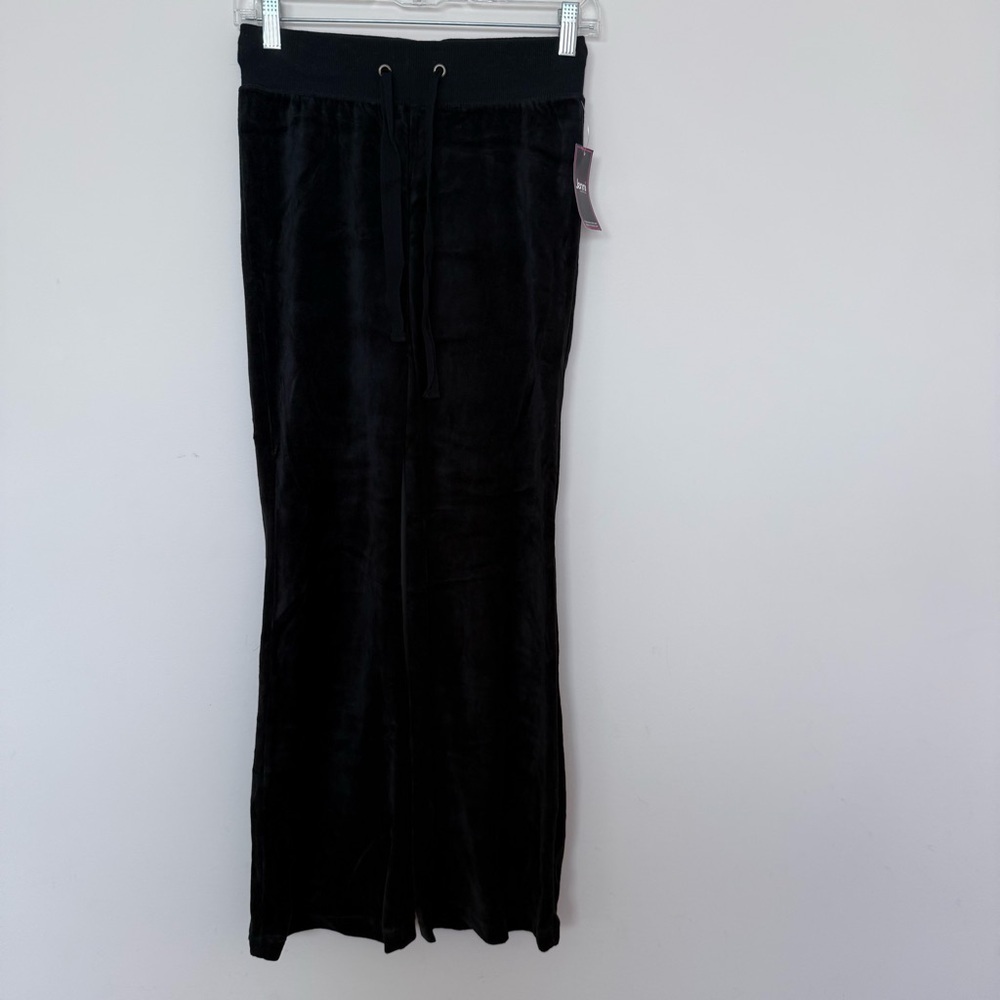 Jenni by Jennifer Moore Black Velour Pants and Jacket set Size small - Picture 3 of 16
